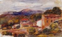 Renoir, Pierre Auguste - House and Trees with Foothills